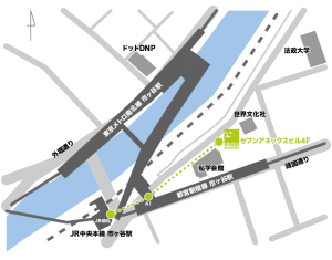 PRIME市ヶ谷飯田橋校 地図